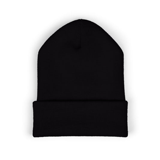 Greku Embroidered Beanie — Classic Cuffed Knit Hat
